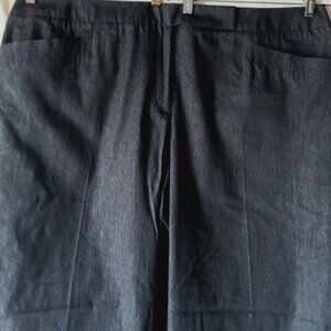 Women's Black Pants Slacks Size 24W NWT